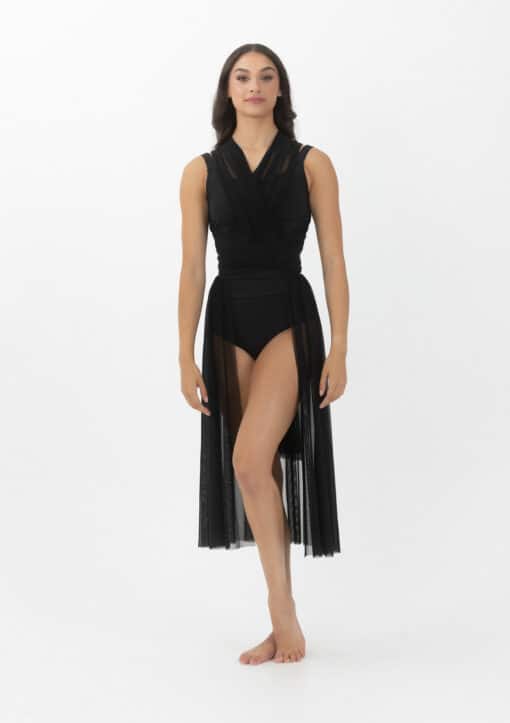 Mesh Overdress - Black - ADULT - Image 2